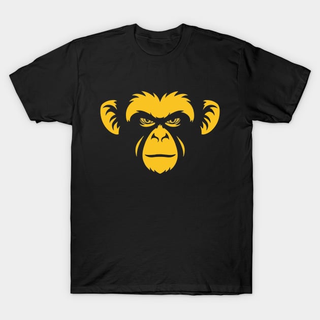 Monkey Face T-Shirt by RetroColors